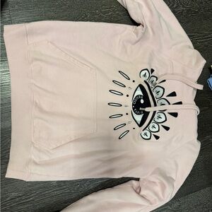 Kenzo Light Pink Graphic Hoodie